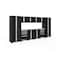 Newage Products Bold Series 12 Piece Garage Cabinet Set w/Stainless Steel Top, Black 63203 - alternate 1